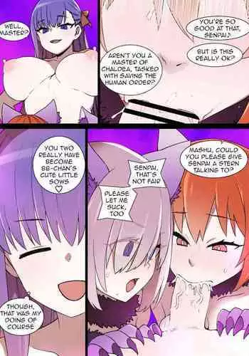 FGO Brainwashing Singularity Gudako & Mashu Bimbofication